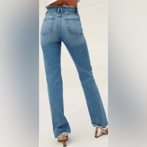 ✨BNWT: GOOD AMERICAN Women’s Good Boy Jeans- Size 8/29 - Picture 4 of 16